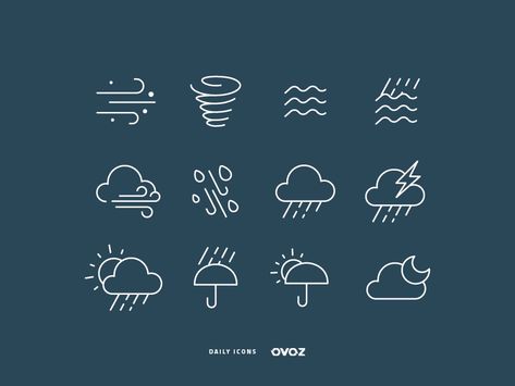 Rain Logo, Dog Pencil Drawing, Tiny Wrist Tattoos, Weather Symbols, Moon Icon, Element Symbols, Weather Icons, Winter Background, Look At The Sky