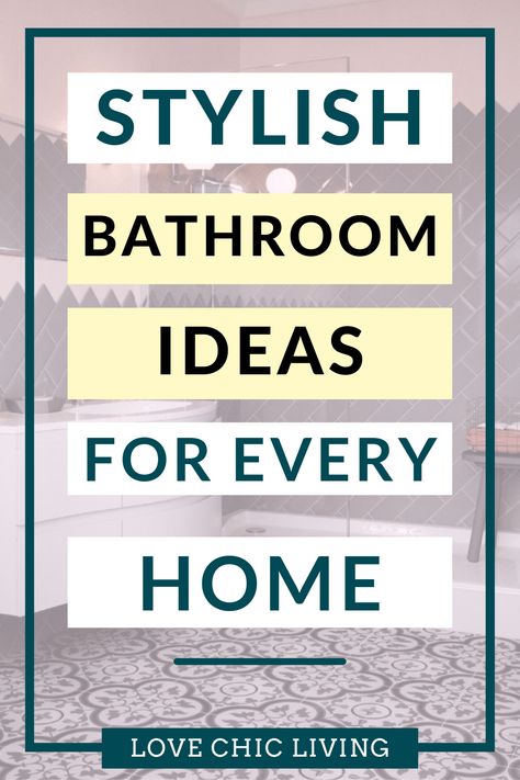 Read about the latest Trendy bathroom interior design ideas for your home. We're showing you bathroom trends to small bathrooms, large en-suite and bathrooms of any sizes. Learn how to style a bathroom with the latest trends, no matter what size you're working with. Latest Bathroom Accessories, Elongated Hexagon Tile, Latest Bathroom Trends, Bathroom Accessories Design, Sink Vanity Unit, Latest Bathroom, Interior Design Games, Bathroom Furnishings, Free Aesthetic