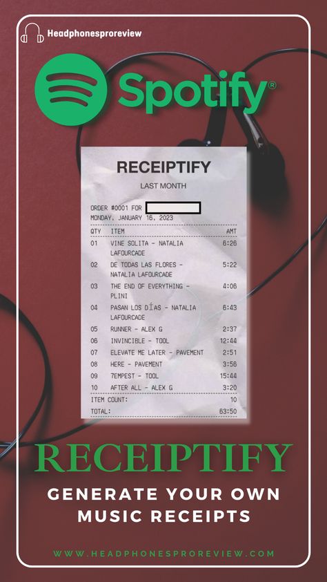 How to Make Receiptify Spotify Spotify Receipt, Spotify Hacks, Spotify Premium, Alex G, School Hacks, Have Some Fun, Apple Music, Some Fun, Click The Link