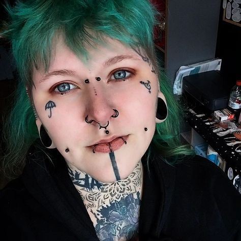 💕 Inked and Pierced Cutie Alert! 💕 📸 Just wanted to share a little glimpse of my edgy side with you all! 😎🔥 Rocking my favorite tattoos and flaunting my gorgeous piercings, because why not? 😍💉 Life is too short for plain and boring! ✨ Tattoos and piercings are more than just body art – they're an expression of my individuality and a celebration of my unique style. 💫🌈 Each inked design tells a story, and every piercing reflects a piece of my vibrant personality. 🌸 Embracing my body as a can... Piercings Face, Alien Beauty, True To Myself, Favorite Tattoos, Vibrant Personality, Stretched Lobes, Face Piercings, Body Modification, Face Tattoos