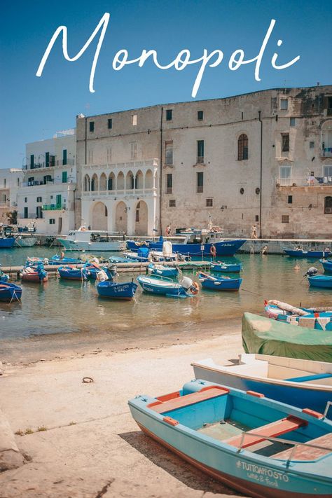 Puglia guide: from Bari to Monopoli Monopoli Italy Beaches, Italy Itenery, Puglia Alberobello, Puglia Beaches, Monopoli Italy, Lecce Italy, Italy Trip, Italy Photography, Puglia Italy