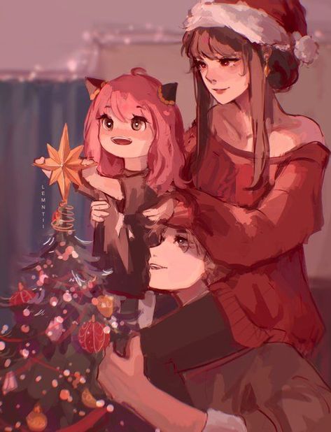 Merry Christmas To Everyone, Fake Family, Anime Christmas, Spy Family, Short Comics, Merry Christmas Everyone, Anime Family, Best Anime Shows, Family Christmas