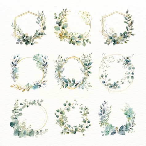 Eucalyptus Watercolor Bundle Clipart, Foliage Clipart, Eucalyptus Leaves, Greenery, Wedding Invitation, Save the Date, Baby Blue, Individual Elements https://digitalduskyrose.etsy.com/listing/1693016466 139 Eucalyptus Watercolor Bundle Clipart, Foliage Clipart, Eucalyptus Leaves, Greenery, Wedding Invitation, Save the date Delight in the natural elegance and serene beauty of our meticulously handcrafted Eucalyptus Watercolor Bundle Clipart. This exquisite collection collection features a v... Eucalyptus Border, Watercolor Shades, Greenery Clipart, Eucalyptus Watercolor, Leaves Clipart, Watercolor Eucalyptus, Eucalyptus Leaf, Delicate Watercolor, Leaf Clipart