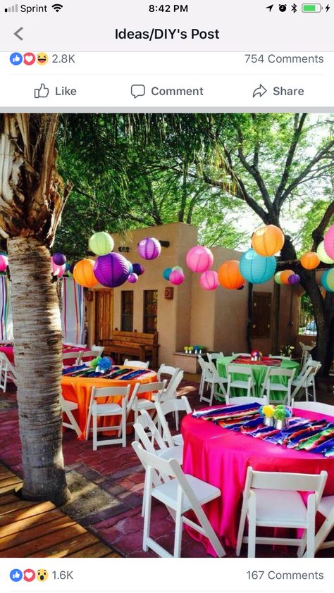 Mexican Baby Shower, Mexican Birthday Parties, Mexican Party Decorations, Mexican Fiesta Party, Fiesta Birthday Party, Mexican Birthday, Fiesta Wedding, Fiesta Theme Party, Summer Party Decorations