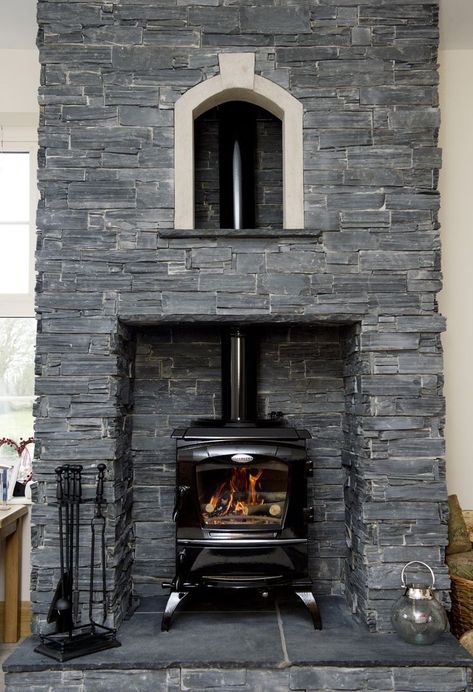 Wood Stove Decor, Free Standing Wood Stove, Wood Stove Surround, Wood Stove Chimney, Free Standing Electric Fireplace, Stove Decor, Small Wood Burning Stove, Wood Burner Fireplace, Wood Burning Stoves Living Room