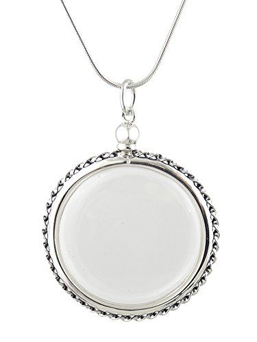 Sterling Silver Large Round Floating Clear Locket Necklace, 18 Inch Snake Chain * For more information, visit image link. Clear Locket Necklace, Round Locket Necklace, Locket Necklaces, Floating Necklace, Round Locket, Oval Locket, Silver Snake Chain, Necklaces For Women, Locket Necklace