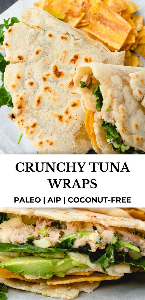 Aip Packed Lunch, Aip Fish And Chips, Tuna Paleo Recipes, Cold Aip Lunch, Aip Guacamole Recipe, Aip Summer Salads, Aip Thai Recipes, Aip Tuna Recipes, Aip Avocado Recipes