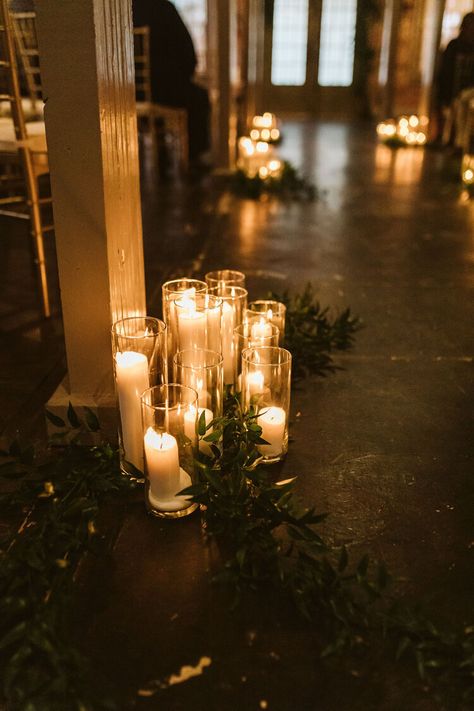 Candlelit Wedding, Candle Lit Wedding, Wedding Alters, Indoor Ceremony, Salou, Wedding Mood Board, Wedding Aisle, Wedding Mood, Wedding Candles