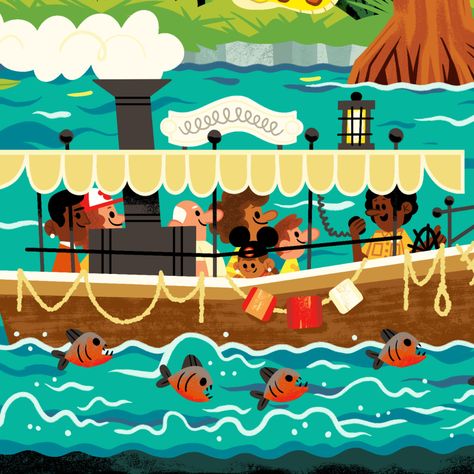 The Kolblog — Another jungle cruise diorama for Spoke Art! They... Jungle Cruise, Spoke Art, Sitting In A Tree, I Am Game, Happy Friday, Picture Book, Card Games, Kids Rugs, Disney