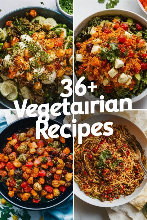 36+ Best Vegetarian Recipes That Will Make You Love Eating Your Greens Description Error https://ostrali.com/foodr/vegetarian-recipes Iron Rich Vegetarian Recipes, Clean Vegetarian Recipes, Easy Vegetable Curry, Simple Vegetarian Recipes, Vegetarian Diet Recipes, Zucchini Noodles With Pesto, Caprese Salad Skewers, Clean Eating Vegetarian, Sweet Potato Chili