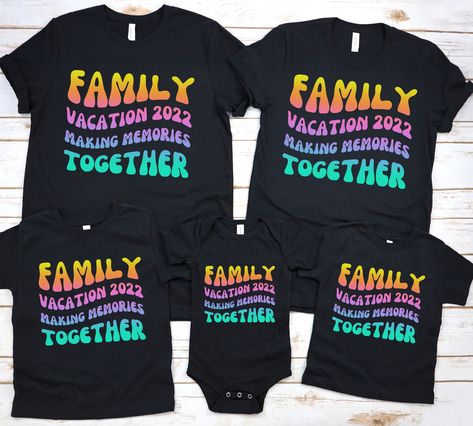 Matching Vacation Shirts, Family Vacation Tshirts, Vacation Tshirts, T-shirt Print Design, Family Reunion Shirts, Reunion Shirts, Family Vacay, Vacation Family, Family Vacation Shirts