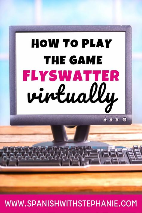 Are you looking for a way to play games your students love during distance learning? This tutorial will explain how you can still play the classic flyswatter game using Google Slides and Zoom or Google Meet. #languageteachers #distancelearning Flyswatter Game, Hybrid Learning, World Language Classroom, World Language, Spanish Games, Language Classes, High School Spanish, Google Meet, Classroom Language