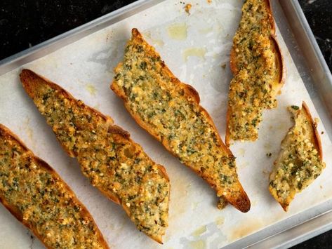 Get Outrageous Garlic Bread Recipe from Food Network Ina Garten Recipes, Garlic Bread Recipe, Food Network Canada, Barefoot Contessa, Bread Rolls, Garlic Bread, Food Network, The Oven, Food Network Recipes