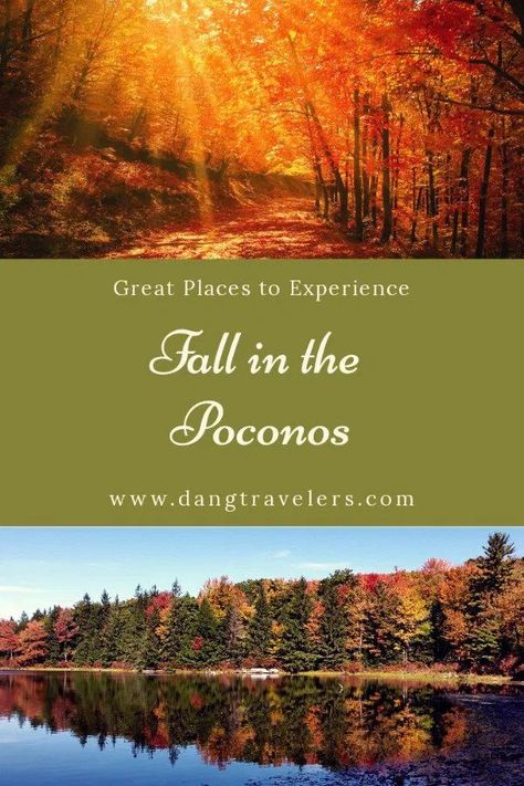 Where to see the best fall foliage in Pennsylvania's Pocono Mountains. Plan your Poconos fall vacation here! #poconos #pennsylvania #fallcolor #fallvacation Poconos Vacation, Poconos Pennsylvania, Vacation Places In Usa, Camping In Pennsylvania, The Poconos, Pennsylvania Travel, Fall Vacations, Pocono Mountains, Fall Getaways