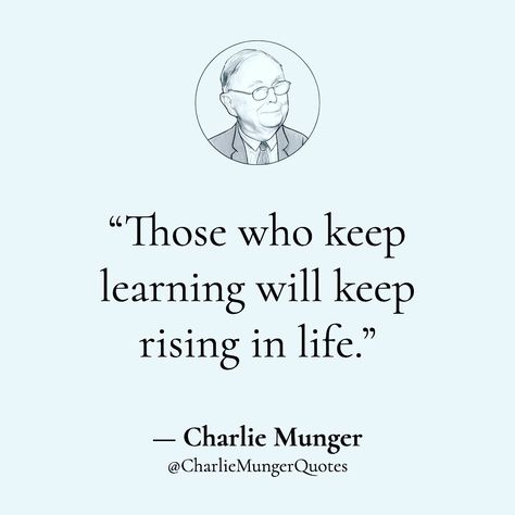 Charlie Munger Quotes, Charlie Munger, Instagram Facts, Financial Quotes, Wealth Quotes, Finance Quotes, Business On Instagram, Business Leadership, Dream Book