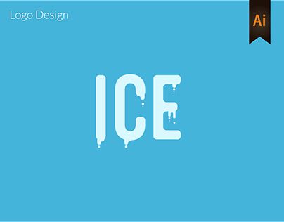 Cold Logo Design, Ice Graphic Design, Ice Logo Design, Ice Typography, Ice Icons, Ice Illustration, Ice Icon, Ice Logo, Ice Design