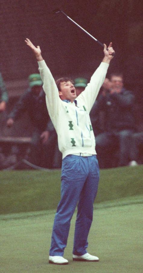 Nick Faldo won the 1989 Masters with a 5 under par score of 283. The Masters Tournament, Nick Faldo, The Masters Golf, Masters Golf Tournament, Golf Photos, Pro Golfers, Masters Tournament, Golf Inspiration, Augusta National Golf Club