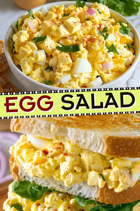 Egg Salad On Croissant, Lowcarb Meals, Classic Egg Salad Sandwich, Tasty Sandwiches, Classic Egg Salad Recipe, Ham Salad Recipes, Egg Salad Sandwich Recipe, Sandwiches Recipes, Classic Egg Salad