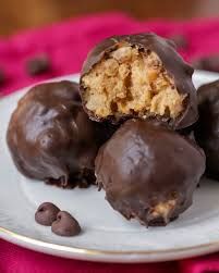 Image result for chicken bones rice krispies icing sugar peanut butter Rice Crispy Chocolate, Marshmallow Caramel, Baked Drumsticks, Peanut Butter Balls Easy, Peanut Butter Rice Crispies, Puff Cake, Peanut Butter Rice Krispies, Finger Desserts, Drumsticks Recipe