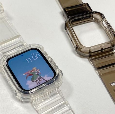 Korean Apple Watch, Apple Watch Aesthetic, Apple Watch Accessories Bands, Watch Aesthetic, Apple Watch 8, Apple Watch Fashion, Collage Phone Case, Apple Watch Accessories, Apple Watch Wallpaper