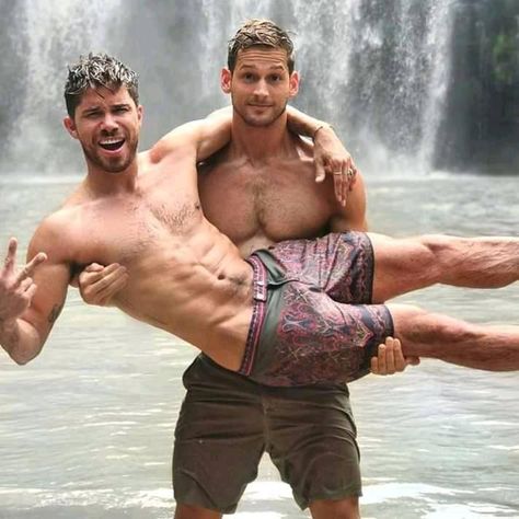 Max Emerson (@maxisms) and Cheyenne Parker (@thecheyenneparker) Max Emerson, Gorgeous Guys, Boy Tattoos, Two Men, Greatest Adventure, Meeting New People, Man In Love, New People, Best Friends