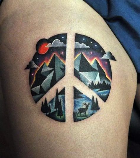 Best Peace Tattoo Designs - Our Top 10 World Peace Tattoo, Peace Tattoo Designs, Tattoo Aftercare Tips, What Is Peace, Peace Tattoo, Circular Tattoo, Peace Tattoos, Circle Tattoos, New Tattoo Designs