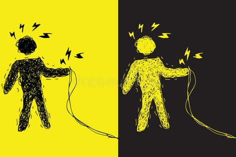 Electric Shock Warning. A simple scribble drawing of a man gets an electric shoc , #ad, #simple, #scribble, #drawing, #Electric, #Shock #ad Ballet Jumps, Scribble Drawing, High Contrast Images, Black Illustration, Bolshoi Ballet, Gym Leaders, Live Wire, Buddy Holly, Electric Shock