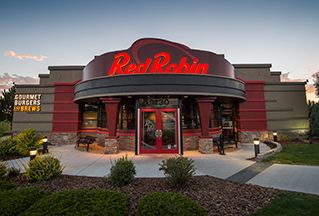 Red Robin Restaurant Red Robin Restaurant, Bjs Restaurant, International Drive Orlando, Street Food Design, Restaurant Exterior Design, Restaurant Exterior, Bbq Burgers, Healthy Restaurant, National City