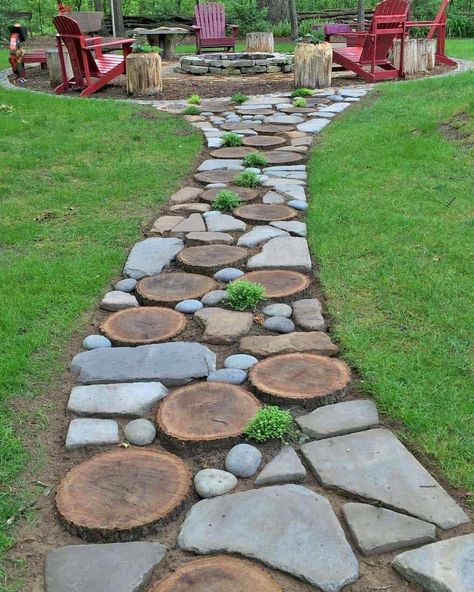 #garden #mygarden #gardening #gardenideas #gardener #gardendesign #landscape #landscapephotography #landscapedesign #landscaping… | Instagram Stone Pathway Ideas, Garden Path Ideas, Pathway Ideas, Landscaping With Large Rocks Front Yard, Landscaping With Large Rocks Natural, Landscaping With Boulders, Garden Walkway, Stone Pathway, House Landscaping