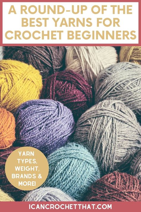 Best Yarn For Crochet, Beautiful Crochet Stitches, Caron One Pound Yarn, Cheap Yarn, Crochet Beginners, Yarn For Crochet, Yarn Winder, Crochet Classes, Yarn Bee