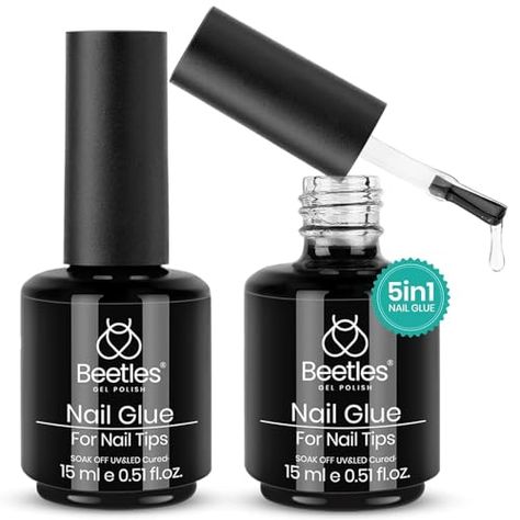 Beetles Gel Polish, Clear Nail Tips, Secret Nails, Gel Glue, Nails Tips, Uv Nails, Clear Nails, Nail Glue, Nail Gel