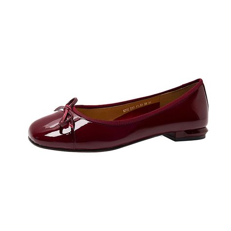 Shipping: Worldwide Express Shipping AvailableDelivery time: 7-15Days Fast ShippingReturns: Fast refund, 100% Money Back Guarantee. Chic Ballet Flats, Korean Fashion Elegant, Shoes Korean, Leather Loafers Women, Burgundy Shoes, Dress Loafers, Dress Flats, Red Square, Mary Jane Shoes Womens