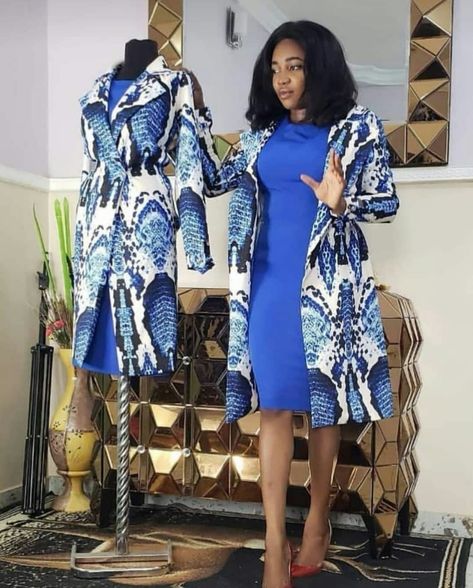 Ankara Jacket Styles, Ankara Kimono Style, Ankara Jackets, Ankara Short Gown Styles, Chique Outfit, African Print Tops, Corporate Dress, African Print Dress Ankara, African Dresses Modern