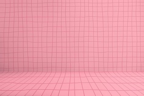 Pink product backdrop mockup psd, grid pattern shelf | premium image by rawpixel.com / ploypalyn Pink Grid Background, Pink Grid Paper, Studio Pink Backdrop, Backdrop Mockup, Product Backdrop, Birthday Concept, Pink Seamless Pattern, Table Background, Pink Plaid Pattern Paper