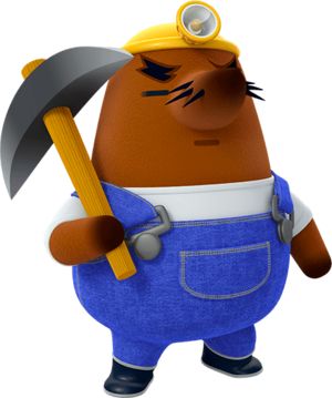 Mr. Resetti - Animal Crossing Wiki - Nookipedia Resetti Animal Crossing, Mole Day, Breaking The 4th Wall, Pencil Drawing Inspiration, Animal Crossing Wiki, Character Rigging, Aries Birthday, Animals Crossing, Animal Crossing Fan Art