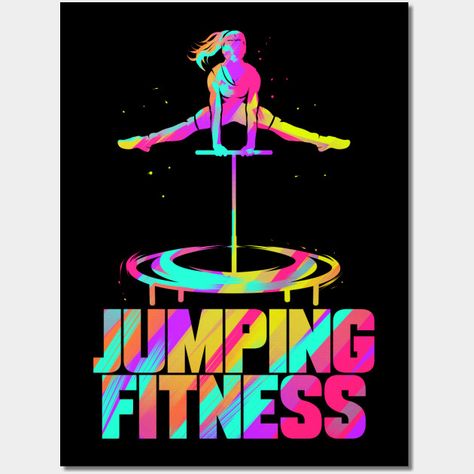 Funny Jumping Fitness Trampoline Workout Training - Trampoline - Posters and Art Prints | TeePublic Trampoline Fitness, Jumping Fitness, Jumping Fitness Trampoline, Jumping Trampoline, Trampoline Jump, Kangoo Jumps, Best Fitness Tracker, Trampoline Workout, Fitness Art