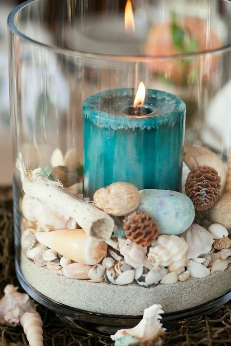 Sea Wedding Theme, Affordable Wedding Centerpieces, Orange County Wedding Venues, Deco Marine, Cheap Wedding Decorations, Sea Wedding, Coastal Contemporary, Beach Theme Decor, Beach House Interior