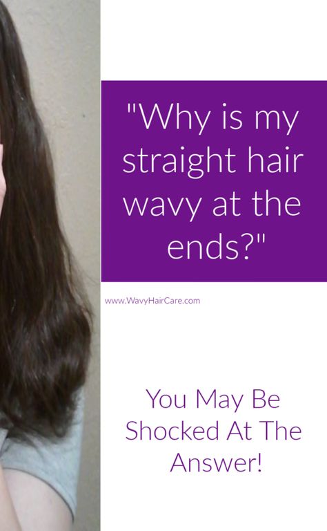 How To Make The Ends Of Your Hair Straight, Wavy Hair To Straight Hair, How To Care For Straight Hair, Straight Wavy Hair Routine, How To Style Fine Wavy Hair, How To Tell If You Have Wavy Hair, Do I Have Wavy Hair, How To Know If You Have Wavy Hair, How To Have Straight Hair Naturally