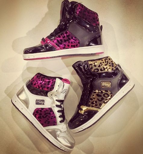 Pastry shoes. I loooove the gold cheetah ones! Pastry Shoes Sneakers, Mcbling Sneakers, 90s Punk Fashion, Pastry Shoes, Pretty Leopard Shoe Lace’s, Trendy Leopard Print Lace-up Sneakers, Leopard Print High-top Leather Sneakers, Plus Size Stores, Brat Doll