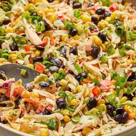 MyRecipes Cowboy Caviar Dip, Caviar Dip, Spicy Coleslaw, Summer Sides, Creamy Coleslaw, Cowboy Caviar, Side Salad, Fresh Veggies, In A Hurry