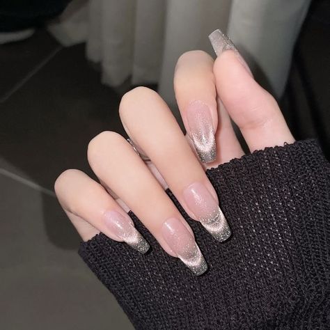 Asian Nails, Hello Nails, Gel Nails Diy, Grunge Nails, Her Nails, Blush Nails, Classy Acrylic Nails, Pretty Gel Nails, Soft Nails