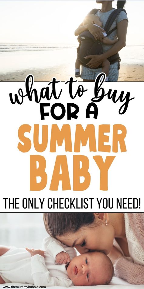 Everything you need for a baby due in the summer. A complete newborn essentials checklist for new moms so you have all the stuff you will use, and none of the BS you will regret buying. Newborn Summer Essentials, Summer Newborn Essentials, Newborn Clothes Checklist, Newborn Essentials List, Baby Checklist Newborn, Newborn Essentials Checklist, Newborn Must Haves, Newborn Baby Essentials, New Baby Checklist