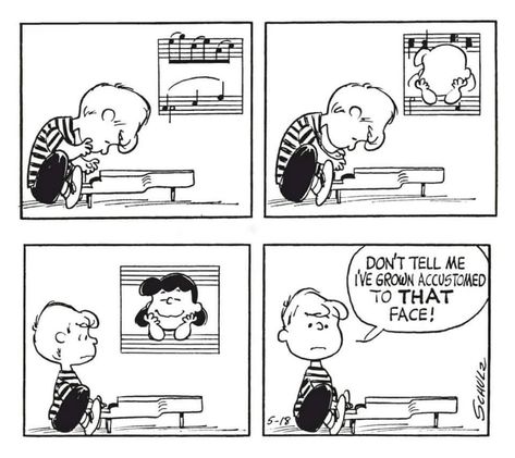 Peanut Comics, Peanuts Snoopy Comics, Charlie Brown Comics, Peanuts Lucy, Snoopy Stuff, Snoopy Comics, Lucy Van Pelt, Music Cartoon, Peanuts Comic Strip