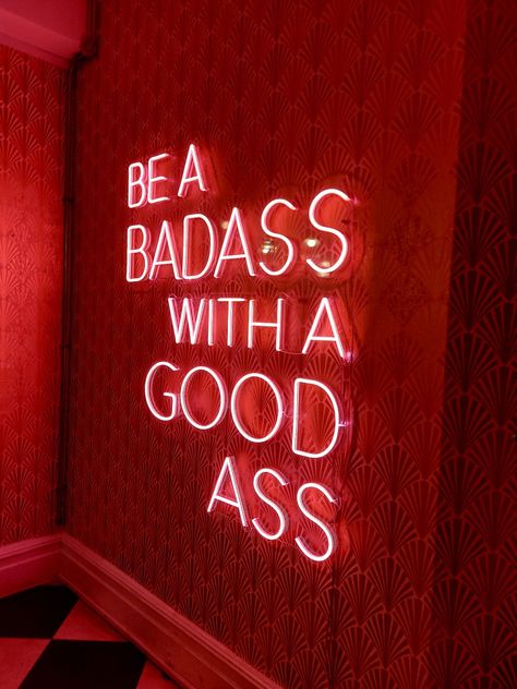 Be A Badass With A Good, Story Development, Creative Vision Boards, Red Mood, Game Room Signs, Red Quotes, Girly Vibes, Awesome Possum, Manifesting Vision Board