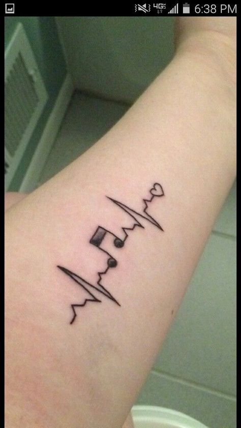 Cute Music Tattoos For Women, Music Inspired Tattoos Small, Music Tattoo Designs For Guys, Musical Tattoos For Guys, Music Inspired Tattoos For Women, Musical Tattoos For Women, Mini Tattoos Music, Tattoo Quotes For Couples, Small Music Tattoos