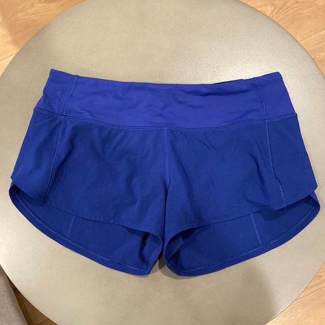 Blue Shorts Gym Outfit, Blue Lululemon Outfit, Lululemon Clothes, Cute Lululemon Outfits, Blue Lululemon Shorts, Blue Linen Shorts, Tennis Fits, Preppy Closet, Preppy Shorts