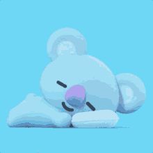 Koya Sleeping GIF - Koya Sleeping Koala - Discover & Share GIFs Koya Sleeping, Bt21 Sleeping, Ian Chan, Koya Bt21, Sleeping Gif, Animated Gifs, Koala, Animated Gif, Cool Gifs