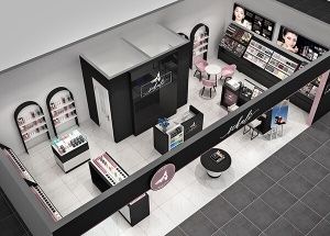 small cosmetic shop design in the mall for sale,small cosmetic shop design in the mall suppliers Cosmetic Shop Design, Shop Counter Design, Retail Store Interior Design, Salon Suites Decor, Pharmacy Design, Interior Design Presentation, Kiosk Design, Daily Paper, Counter Design