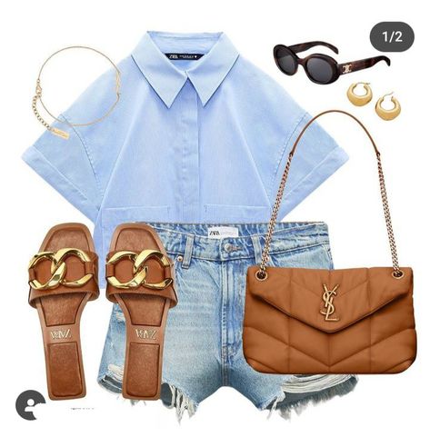 Virtual Stylist Outfit, Looks Jeans, Stylist Outfit, Cropped Shirts, Trip Outfits, Stylish Summer Outfits, Virtual Stylist, Casual Chic Outfit, Cute Simple Outfits