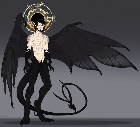 Ref Sheet C:. Xavier by Remarin Leather Wings, Male Demon, Demon Wings, Ref Sheet, Wings Drawing, Wings Art, Demon Art, Dragon Wings, Character Design Male